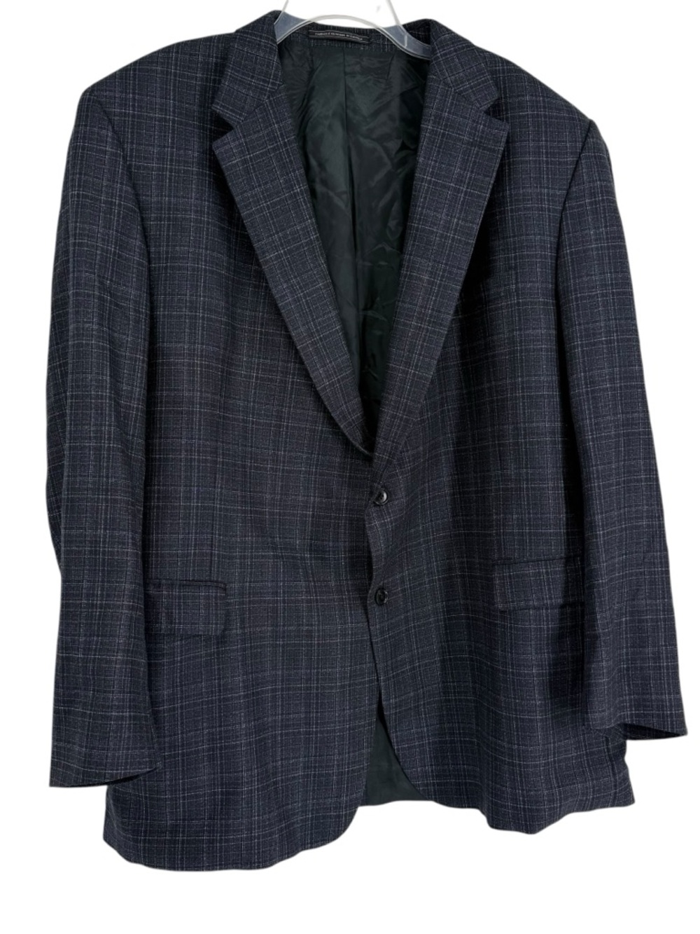 S Cohen Sport Coat Mens Size 52L Lanificio Di Pray Wool/silk Blazer Jacket Blue